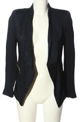 ZARA BASIC Blazer court Dames Blazer T EU 34 bleu-noir style décontracté - Photo 1/4