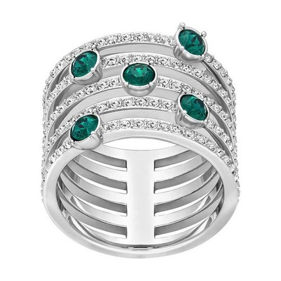Swarovski 5184556 Women's Creativity Crystal Wide Ring, 8 Size