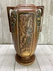 Vtg Roseville USA Art Pottery Florentine 231-8" Vase - Stamped R Mark 1924
