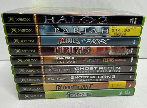9 Original Xbox Games Lot With Manuals Bundle Tested And Working-2000s