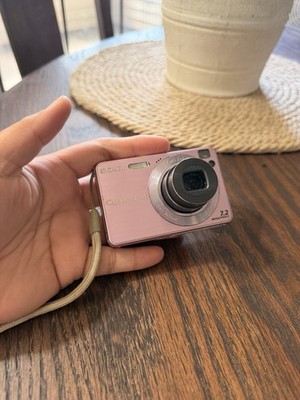 Sony Cyber-Shot DSC-W120/P 7.2MP Compact Digital Camera - Pink for