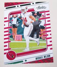 2024 Panini Absolute Football Green Michael Wilson #3 - Arizona Cardinals NFL