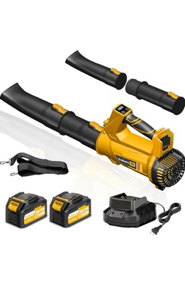 #ad #ad Akobr Cordless Leaf Blower 20V Battery 6 Speed 2 Batteries Fast charger NEW $49.99
