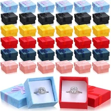72 Pcs Ring Gift Box 1.6 x x 1.1 1 Count (Pack of 1), Regular Color 