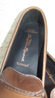 Allen Edmonds Sport Driver Loafer Technogel 11 1/2 D Mocha  display picture 1