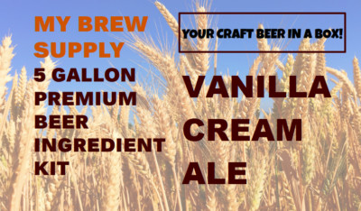Vanilla Cream Ale Advanced ALL GRAIN 5 Gal Beer Ingredient Kit -My Brew Supply