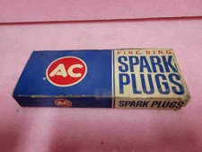 Box (8) NOS AC 46N Spark Plugs FIRE RING 4 Equal Green Rings 5612630
