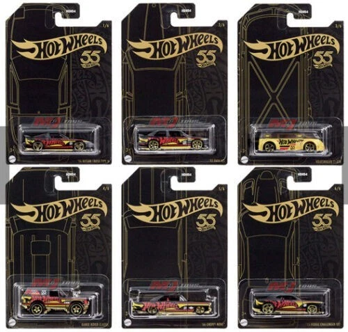 2023 Hot Wheels 55th Anniversary * pearl and Chrome * complete 6