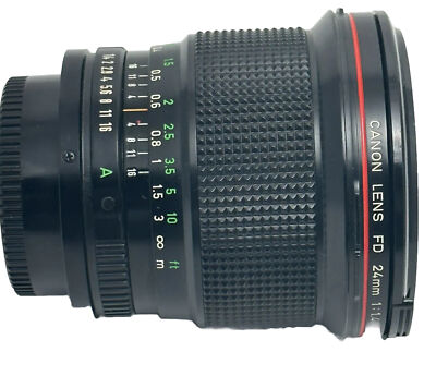 Canon レンズ　NEW FD 24mm F1.4 L Canon New FD 24mm F1.4L MF Wide Angle Lens. (FD) Mount | eBay