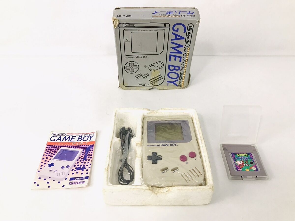 Original Nintendo GameBoy Console DMG-01 With Box REGION Original Nintendo GameBoy Console DMG-01 With Box REGION