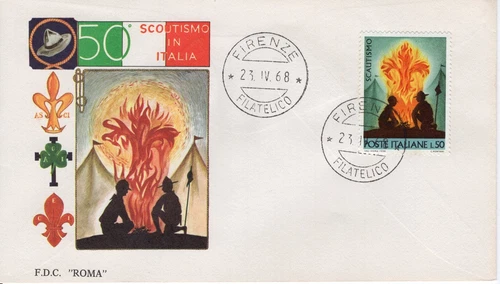 ITALY  1968 Boy Scouts   FDC4701