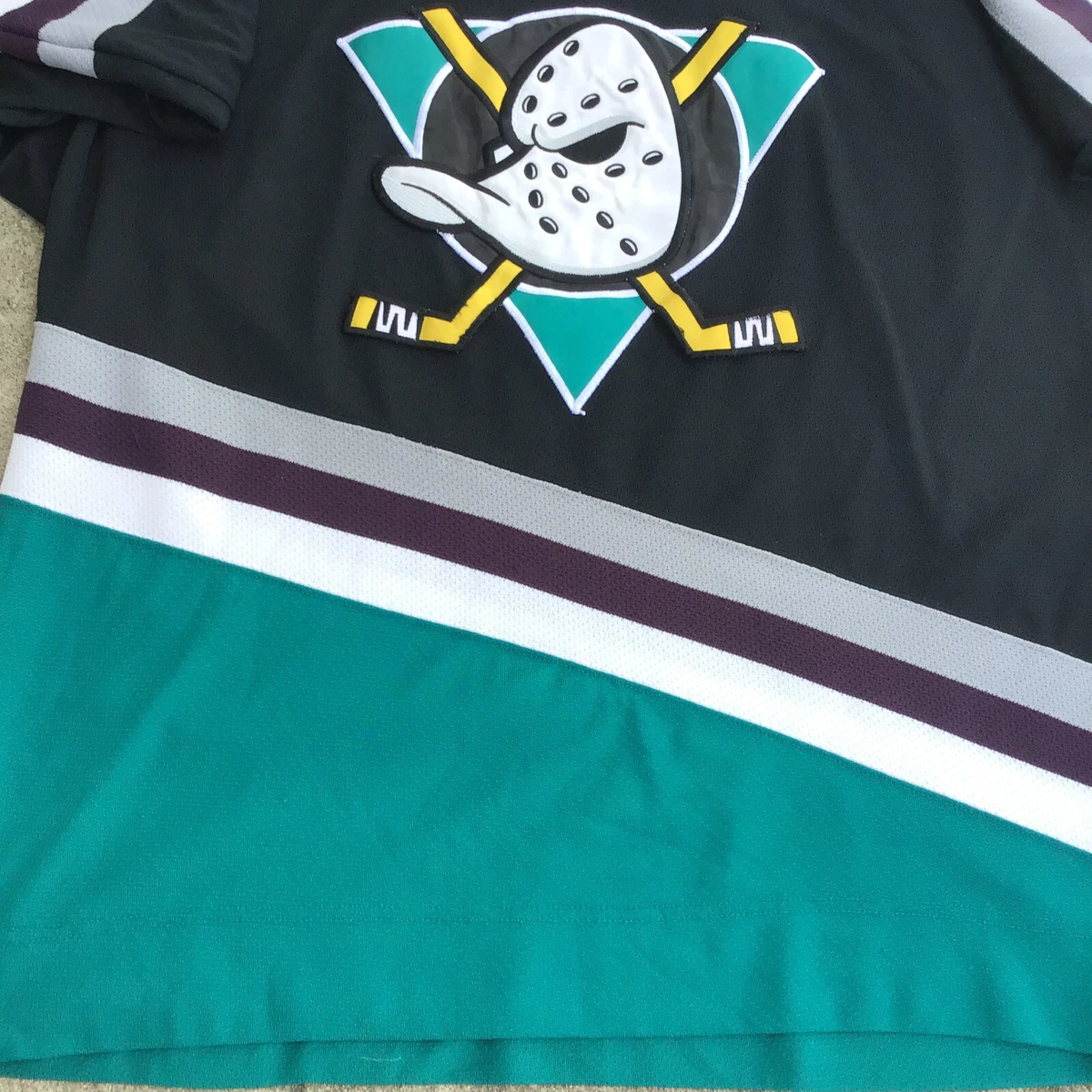 1990s Anaheim Mighty Ducks Starter Jersey Size XL  Doctor Funk's Gallery:  Classic Street & Sportswear