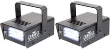 2 Chauvet DJ MINI STROBE LED Compact Strobe Lights With Austable Strobe Rate