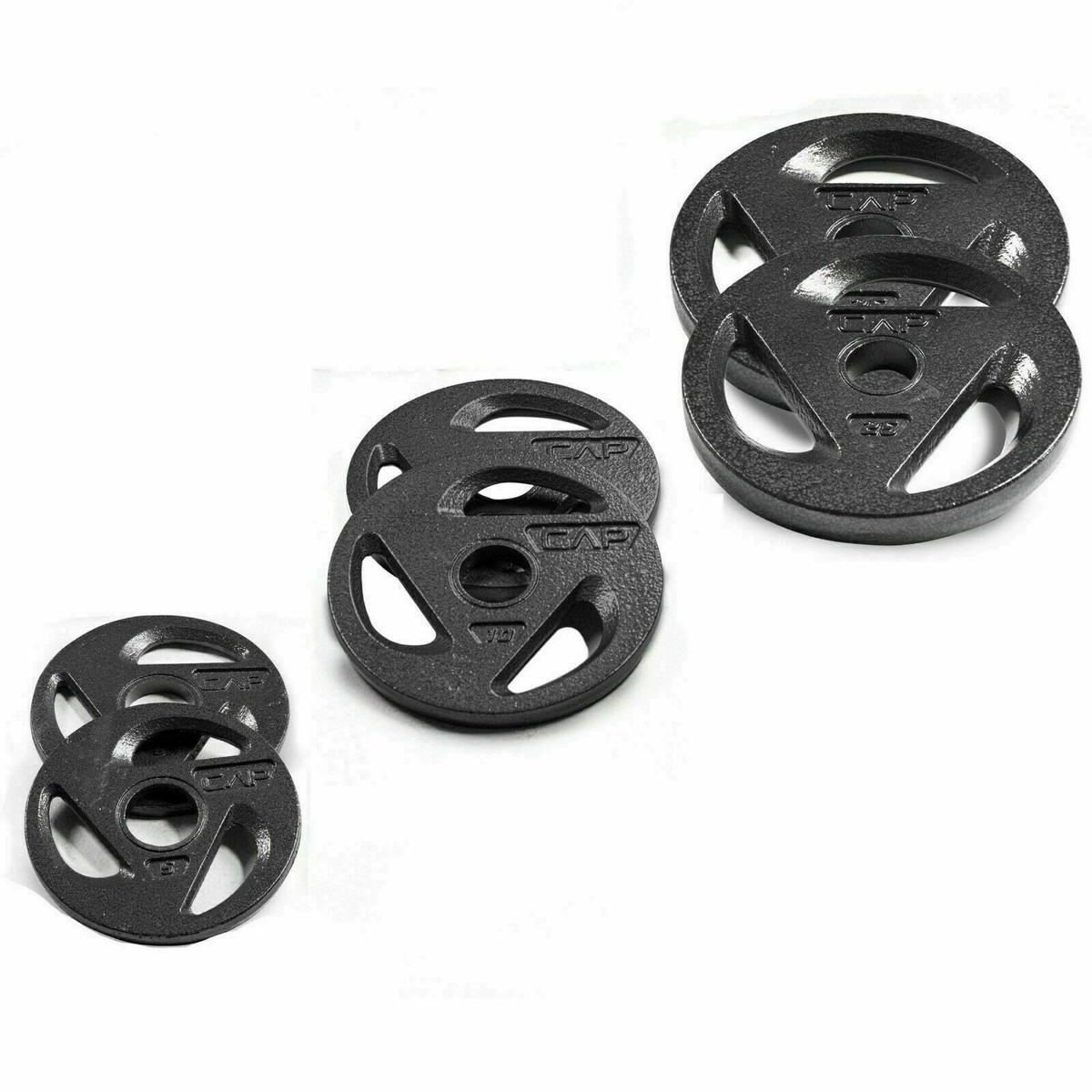 50 Lb Walmart Weights Plates CAP Barbell Standard Grip Weight