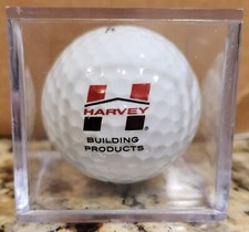 Harvey Building Products Logo Golf Ball - Titleist In display case