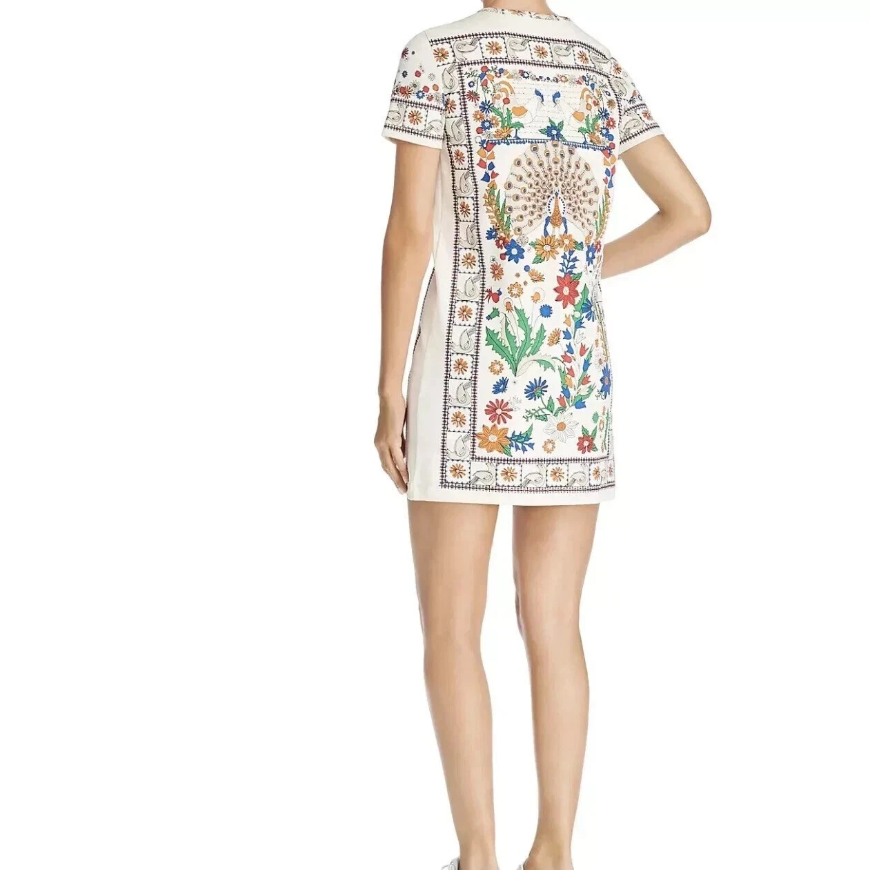 Abito maglietta manica corta Tory Burch KERRY PAACOCK XL XLARGE Pima cotone 34 5x24