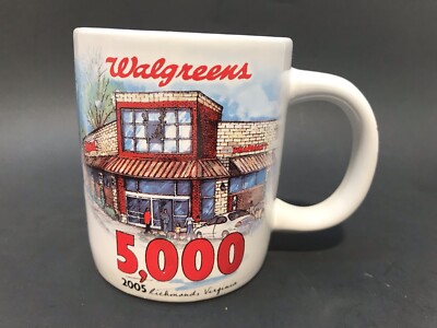 RARE 2005 Walgreens 5000 Store Celebration COFFEE CUP