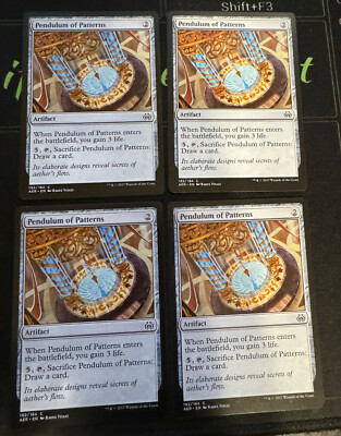 Pendulum of Patterns x4 Aether Revolt Magic the Gathering MTG