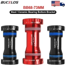 Bottom Bracket Threaded BSA 68-73mm Hollowtech II 24mm Bearing MTB For Shimano