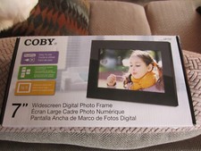 Coby DP700 7" Widescreen Digital Picture Frame LED Display 16:9 Photo Viewer NEW