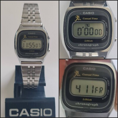 Casio LS-620 (126) Damen Chronograph LCD Digitaluhr Japan 1980 wunderschön