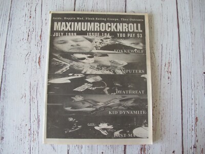 Maximum Rocknroll 1994 1999 Fanzine Punk Mrr Kid Dynamite Deathreat The Outcasts