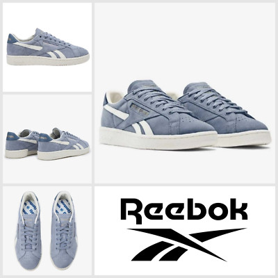Reebok Damen Herren Sportschuhe Club C Grounds UK Größe 8,5 gepolstertes Wildleder UNISEX