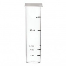 Sample Vial, 5-25mL with lid Item  VL-0525-V Plastic vial with lid. 3 / order.