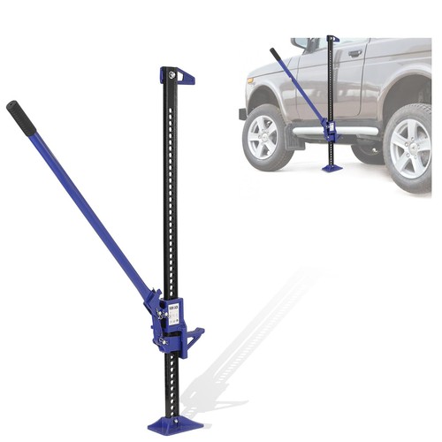 High Lift Farm Jack 60" Ratcheting Utility Jack with 3 Ton Jack Range 6" to 55" - Picture 2 of 7