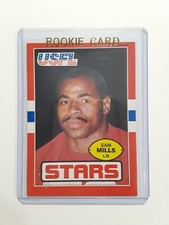 1985 Topps USFL Sam Mills Rookie #19 football card Baltimore Stars