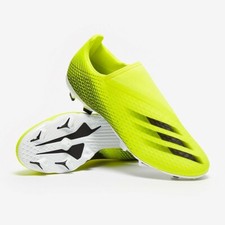 Adidas X Ghosted.3 FG Laceless Soccer Cleats FW6969 Solar Yellow/Black-Pick Size