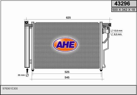 Condenseur de climatisation Hyundai Accent III pour réparer une fuite de clim