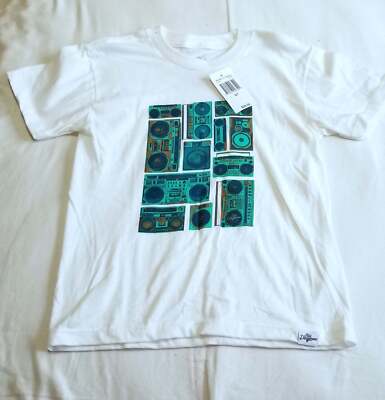 Kid Dangerous Boom Boxes Neon GraphicT-shirt size 4