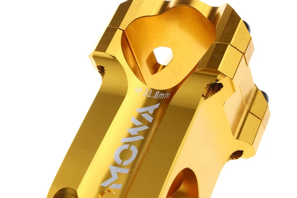 MOWA Mars Mountain MTB BMX 29er eBike Bicycle Bike Stem 0D 31.8mm 60mm Gold - Image 3 of 4