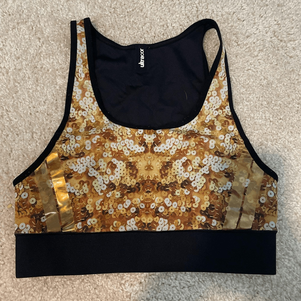 Ultracor Gold Shimmer Sports Bra - image 3