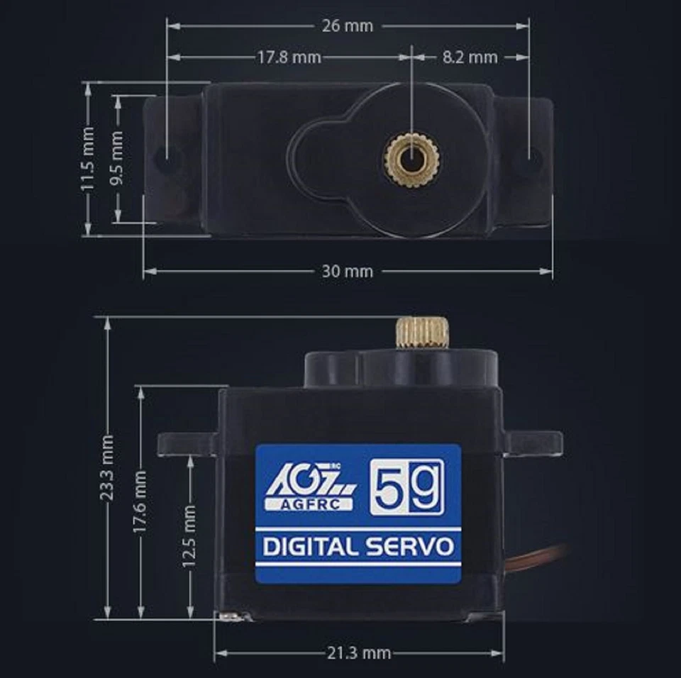 arkai Metallgetriebeservo, 5 g - Digital - Bild 4 von 4