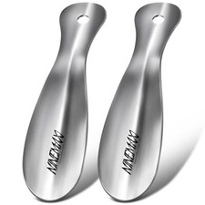 Metal Shoe Horn Travel 7.5" - Small Shoehorn Stainless SteelPortable Shoe hor...