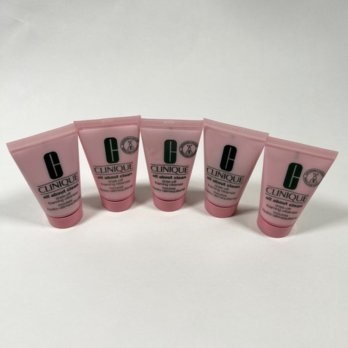 Clinique All About Clean Rinse Off Foaming Cleanser Travel Size Total 5 Clinique all about clean rinse off foaming cleanser travel size total 5