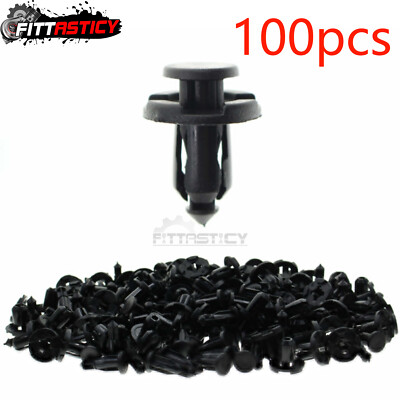 100PCS Clip Bumper Fender Retainer Fastener Rivet 90914-0007 for Subaru Impreza 