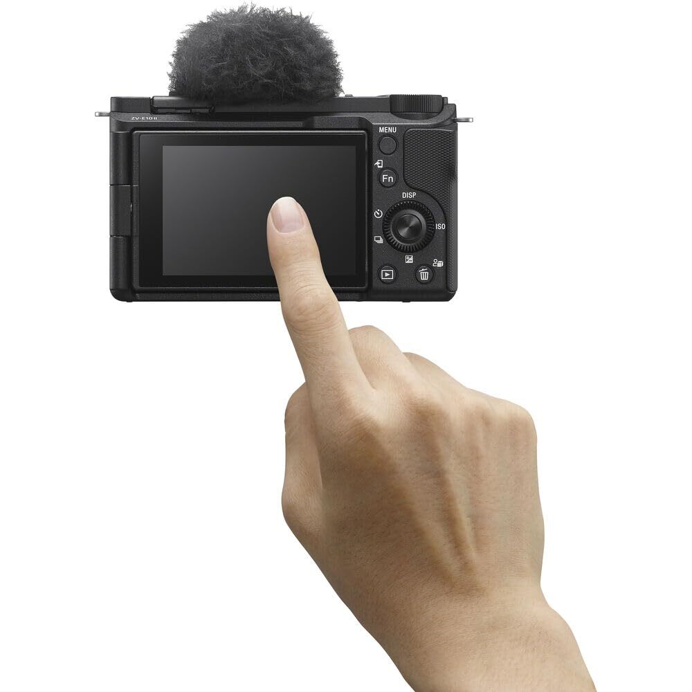 Sony ZV-E10 II Mirrorless Camera Black Bundle with Extra FZ