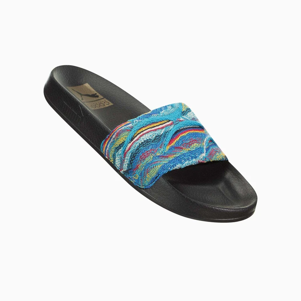 Zapatillas para mujer Puma Leadcat Coogi Multi Slide vibrantes multicolor ropa informal Foto 2 de 4