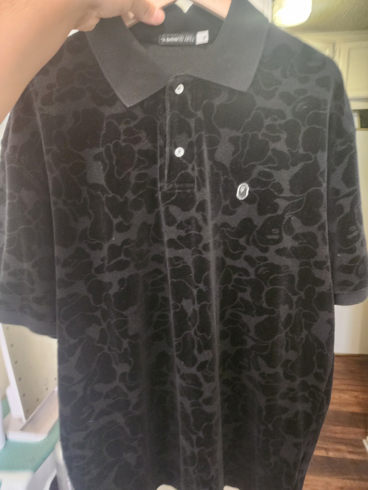 Bape XL Polo Shirt Streetwear Iconic Design-image