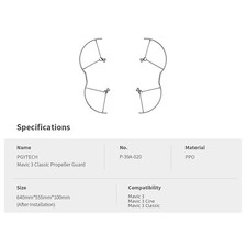 Propeller Guards Anti-Collision Ring Props For DJI Mavic 3/Cine/Classic Drones