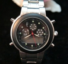 Analog und Digital EC Quartz Uhr Stainless Steel back Elegante Herrenuhr