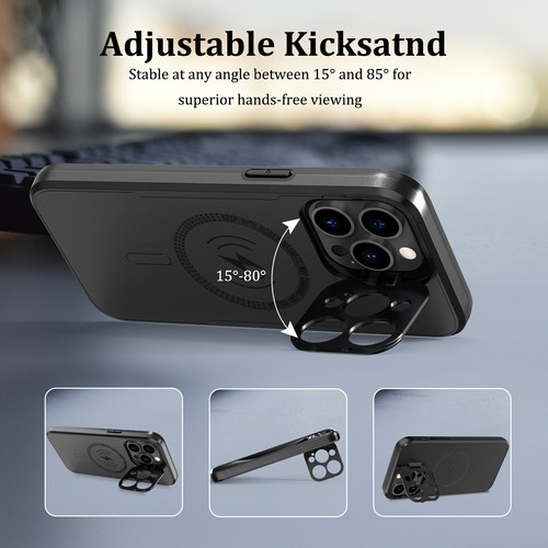 For Apple iPhone 15 14 Pro Max Safe Magnetic Case Shockproof Kickstand Cover - Picture 13 of 54