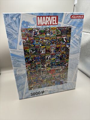 Marvel Comics Covers Superheroes 3000-Piece Jigsaw Puzzle SEALED