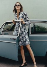 NEW Anthropologie Conversations Colloquial Long-Sleeved Shirtdress Sz 2 Z140-22