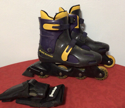 Patins à Roulettes Vintage Blade Runner Pro 2500 - Taille 9 Hommes - Noir - Années 90 - Occasion Bon état
