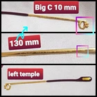 CARTIER SANTOS SUNGLASSES TEMPLE LEFT REPLACEMENT ARM VTG SPARE PARTS GLASSES