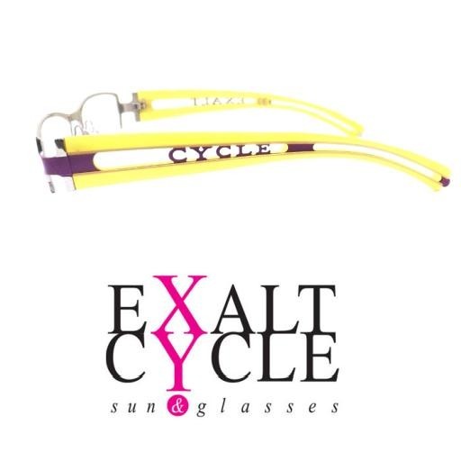 Eyeglass Frame Made In Italy Yellow Women EXGIO C3 EXALT CYCLE